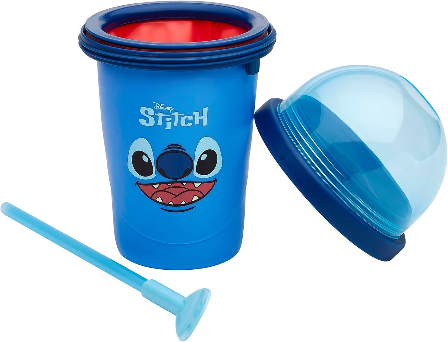 Disney Stitch Slushy Maker Cup - Chill Factor Original Slushie Maker Cup Makes Frozen Slushies, Smoothies, Milkshakes and More