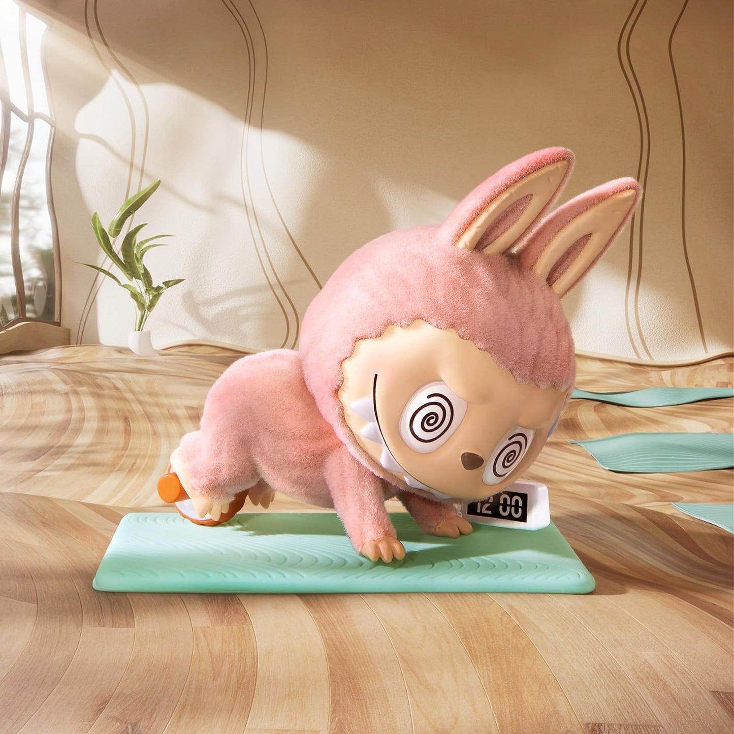 POP MART The Monsters Lazy Yoga Series Figures, 10PCs The Monsters Blind Box Figures, Random Design Action Figures Collectible Toys Home Decorations, Holiday Birthday Gifts, Whole Set