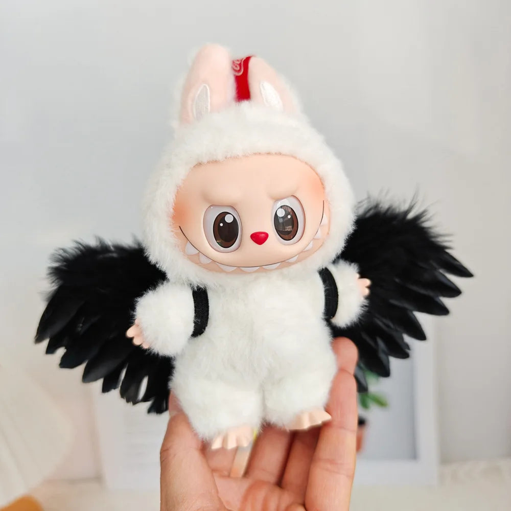 Labubu Clothing Accessories - Angel Wings Doll Outfit for Labubu Keychains