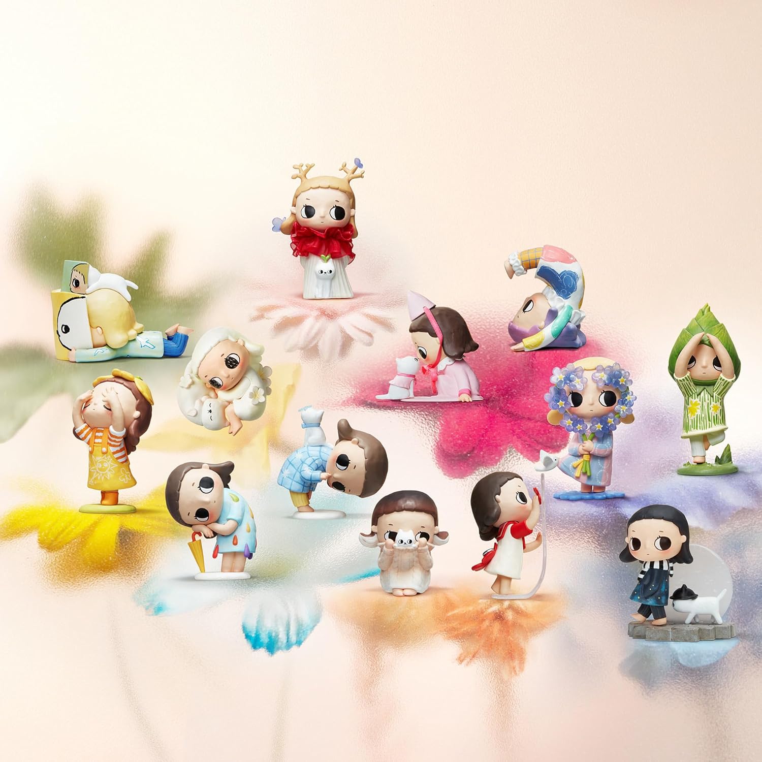 POP MART Nyota I Am The Seasons Series Blind Box Figures, Random Design Action Figures Collectible Toys Home Decorations, Holiday Birthday Gifts for Girls and Boys, Single Box