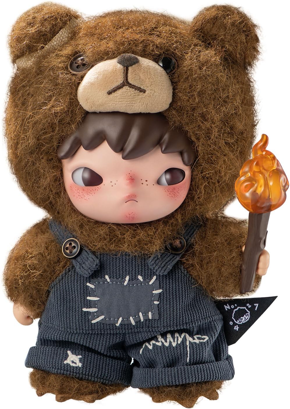 Pop Mart Hirono Living Wild-Fight for Joy Plush Doll 6.3 inches Collectible Toys Home Decorations, Holiday Birthday Gifts for Girls and Boys