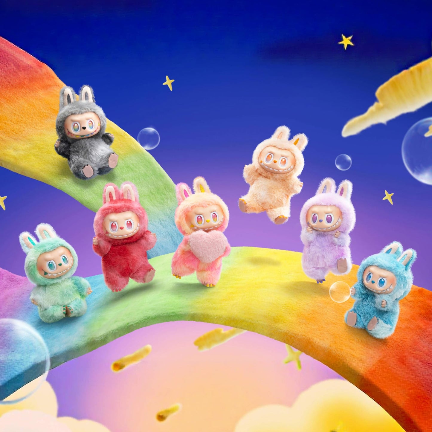 Labubu Big into Energy Blind Box Series Love Loyalty ID Happiness Luck Hope